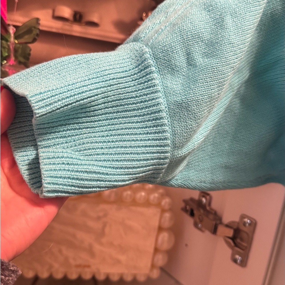 Armani Exchange Teal Knit Sweater - Picture 5 of 6